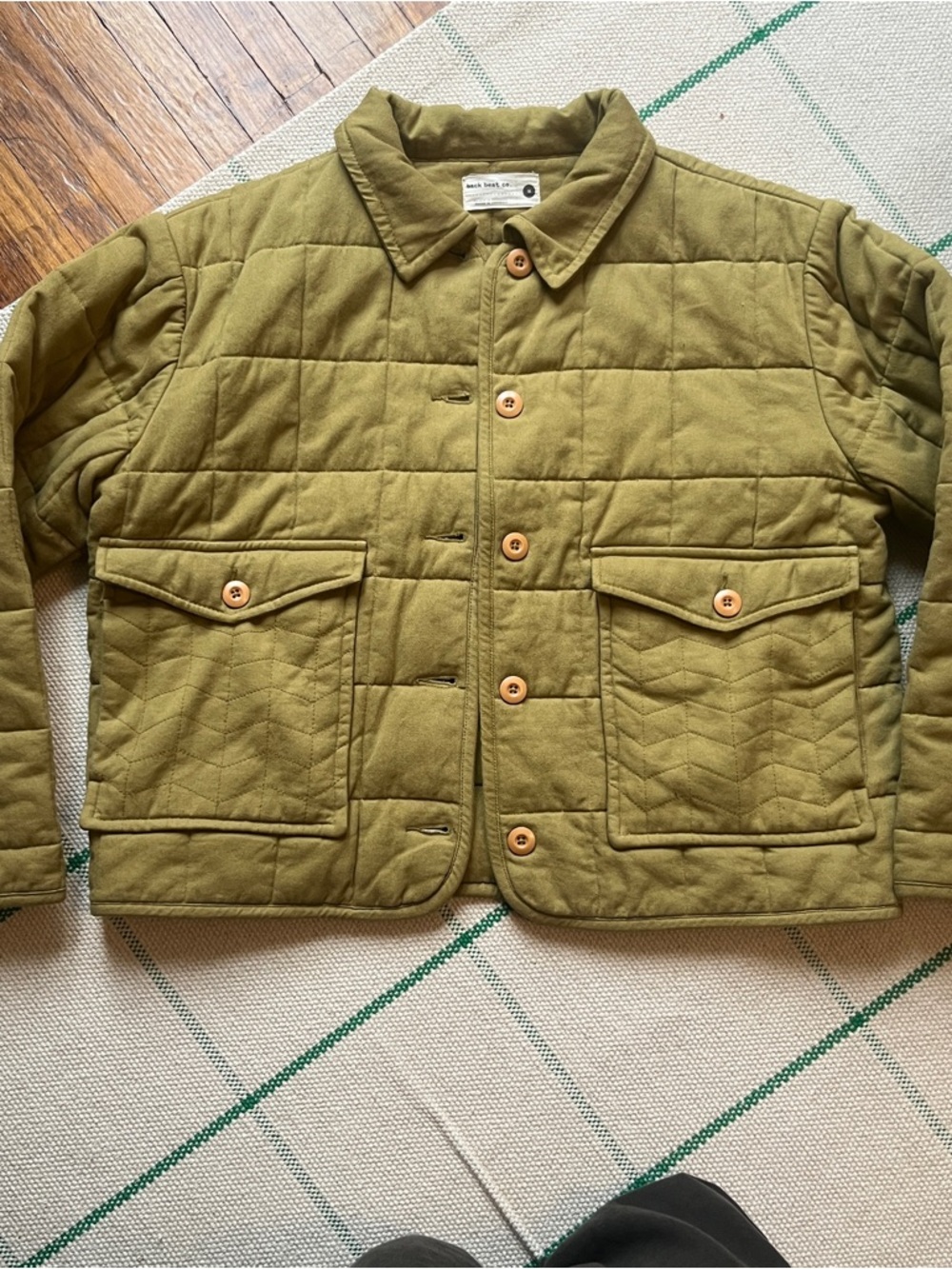 Back Beat Co. Quilted Button-Up Jacket